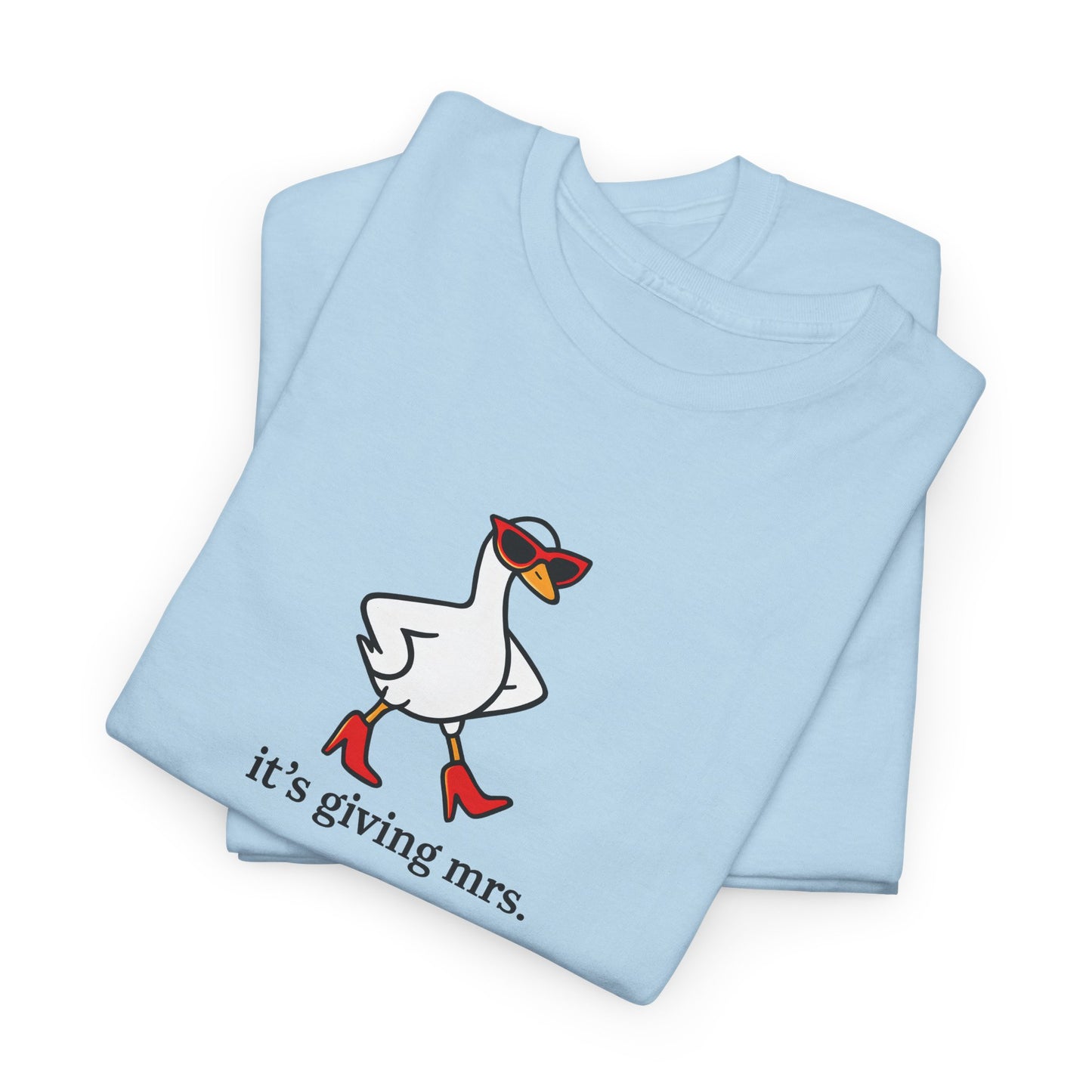 "It's Giving Mrs." Cotton T-Shirt