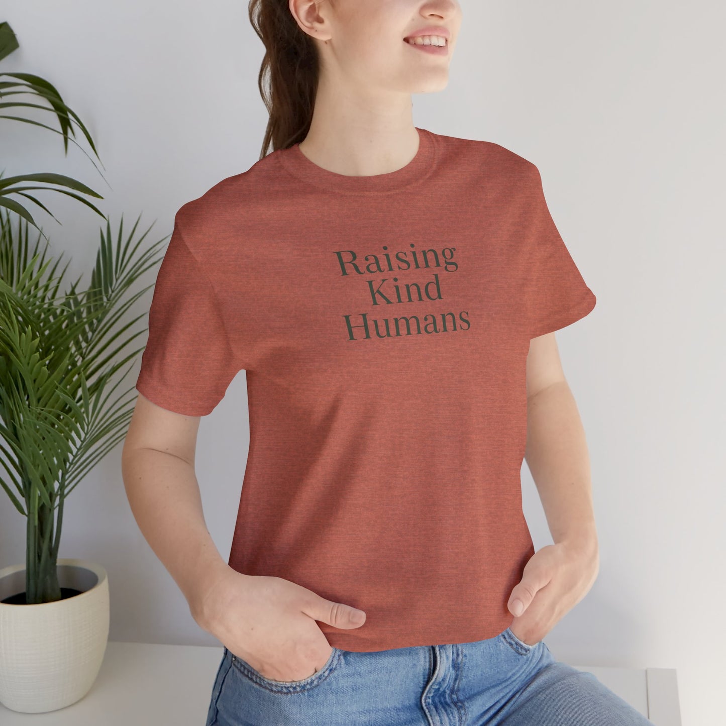 Raising Kind Humans Tee, Gift for Parents, Mom T-shirt