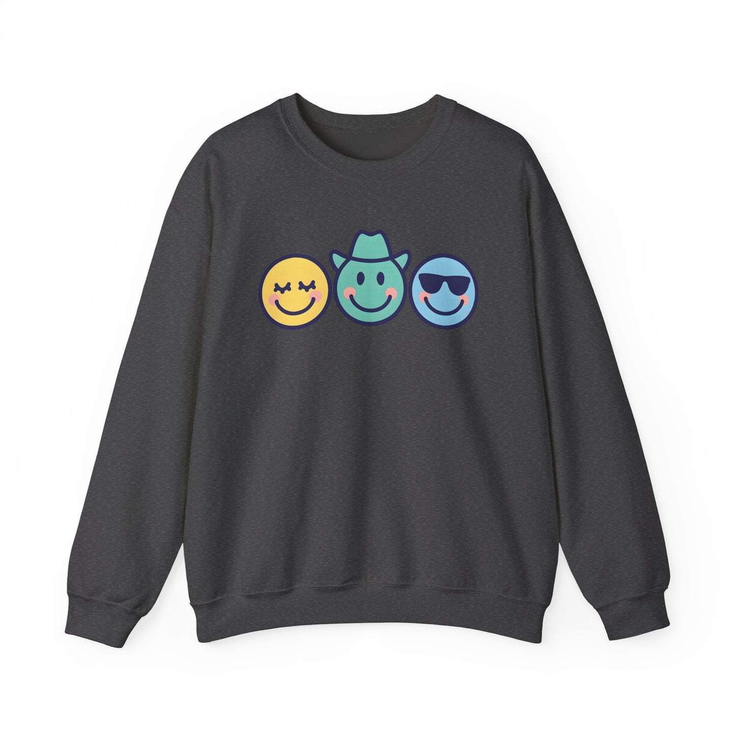 Cheerful Smiley Face Sweatshirt
