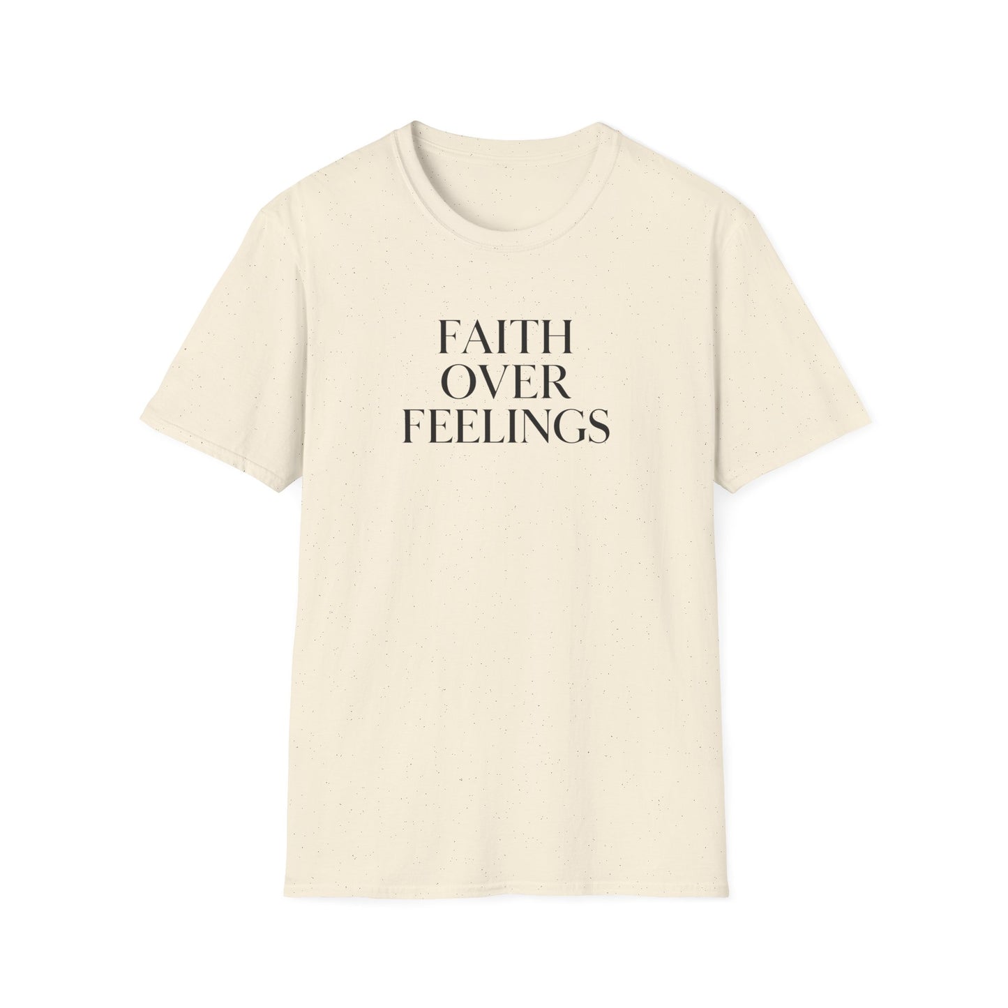 Faith Over Feelings Inspirational T-Shirt, Gift for Believers