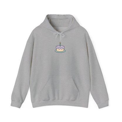Birthday Cake Hoodie, Cute Gift for Cake Lovers