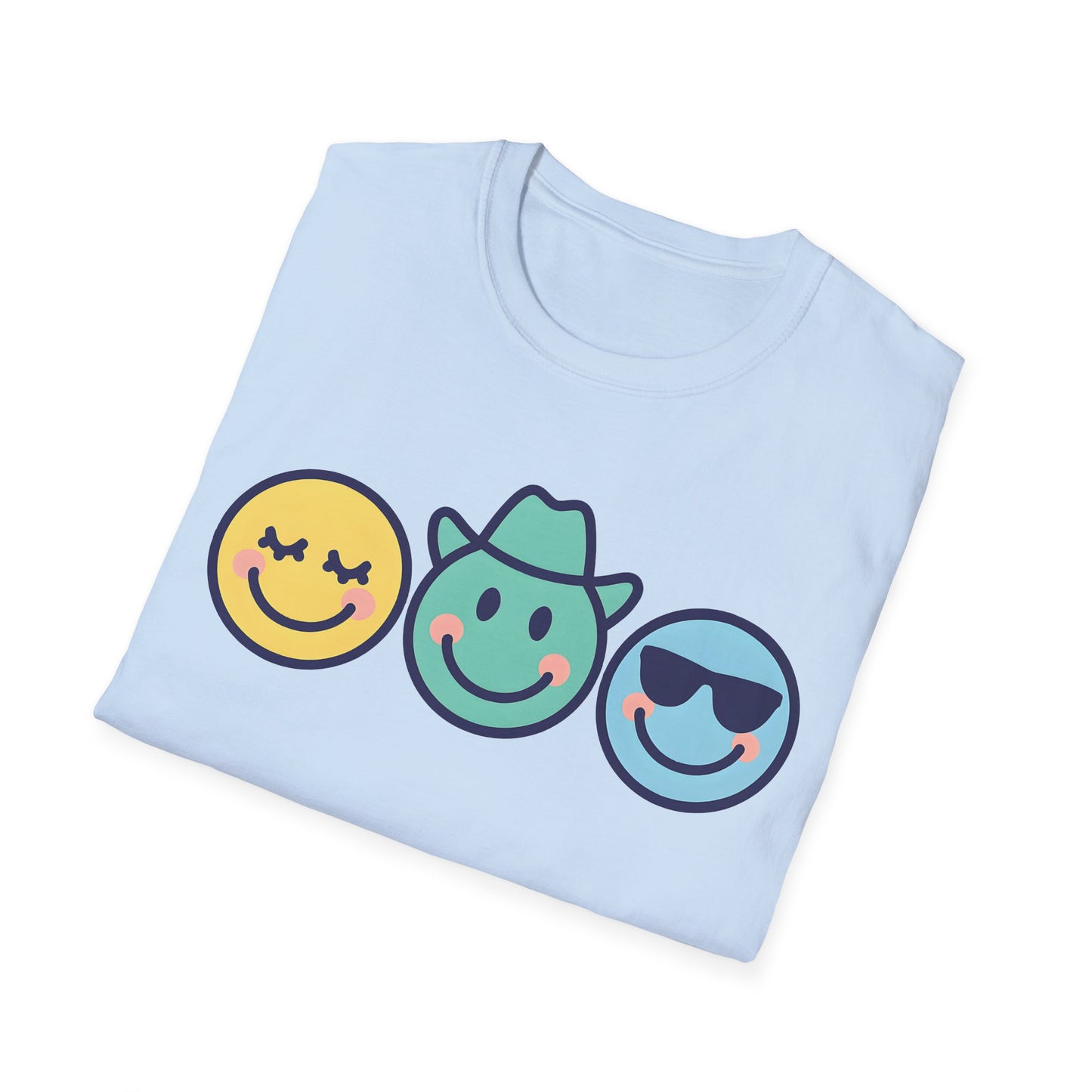 Happy Vibes Emoji T-Shirt