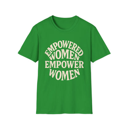 T-shirt unisexe « Femmes autonomes » | Cadeau féministe, T-shirt d'autonomisation, Vêtements pour les droits des femmes, T-shirt de motivation, Tenue décontractée