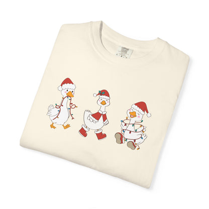 Christmas Ducks Unisex T-Shirt, Holiday Tee