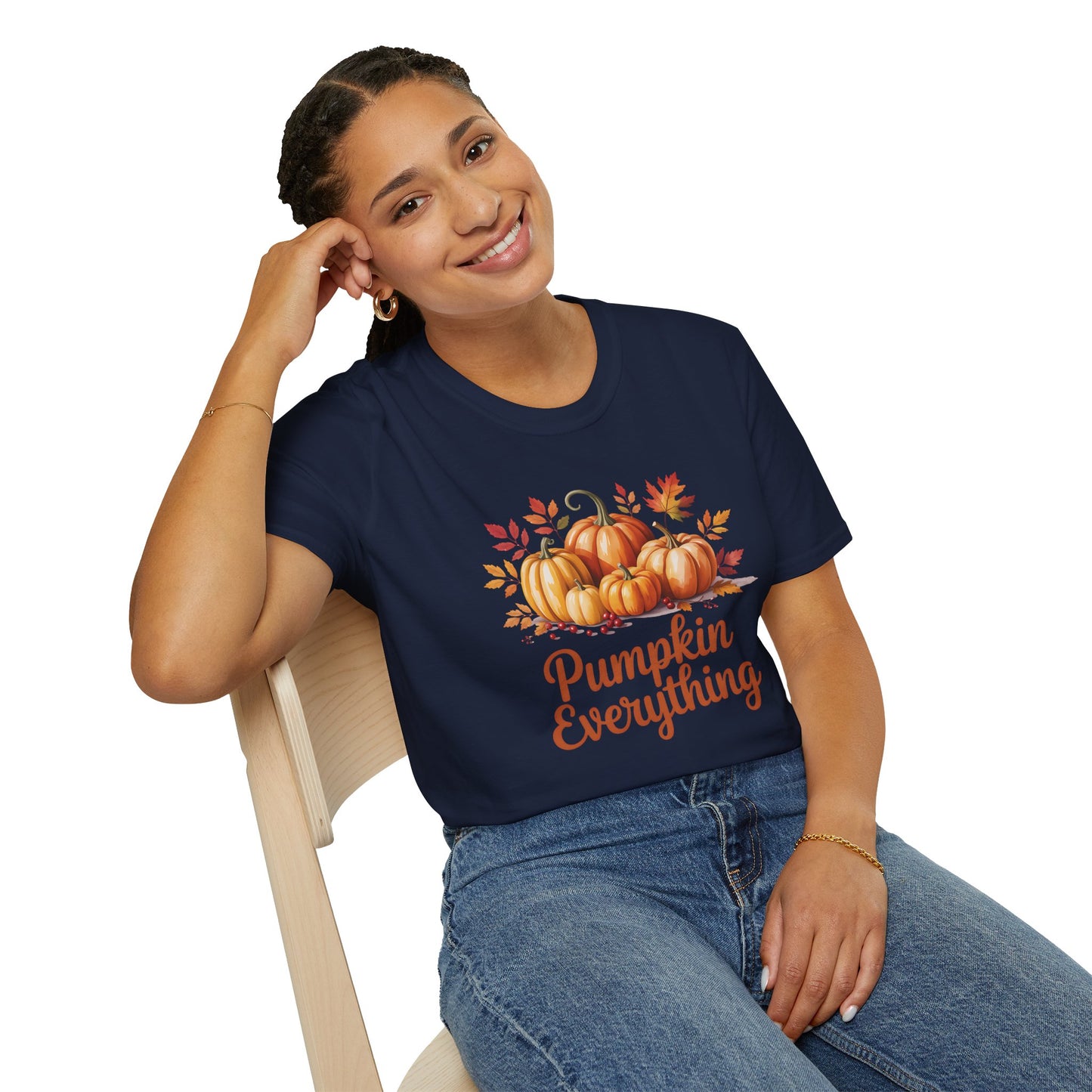 Autumn Pumpkin Everything T-Shirt | Cozy Graphic Tee for Fall