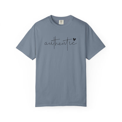 Authentic Love Unisex T-shirt - Soft Garment-Dyed Tee for Everyday Comfort