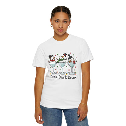 Drink Drank Drunk Holiday T-Shirt