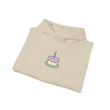 Birthday Cake Hoodie, Cute Gift for Cake Lovers