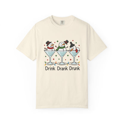 Drink Drank Drunk Holiday T-Shirt