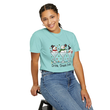 Drink Drank Drunk Holiday T-Shirt