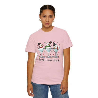 Drink Drank Drunk Holiday T-Shirt