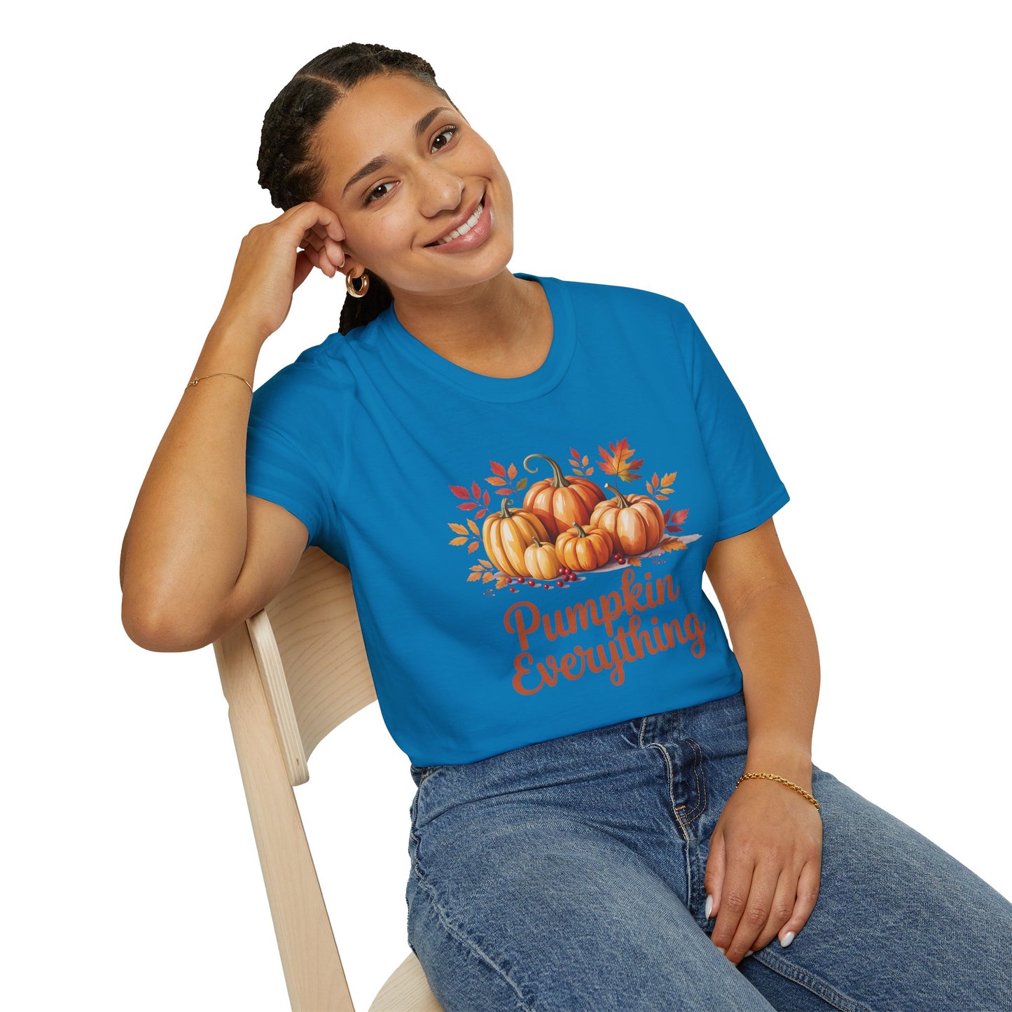 Autumn Pumpkin Everything T-Shirt | Cozy Graphic Tee for Fall
