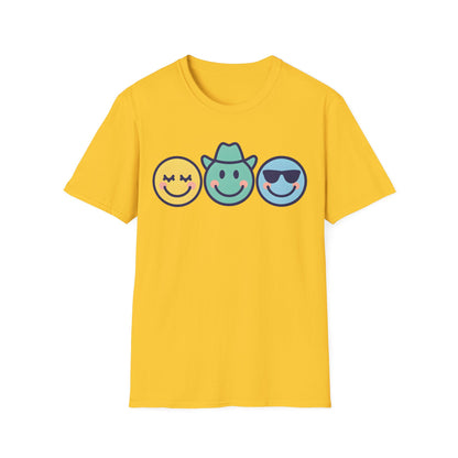 Happy Vibes Emoji T-Shirt