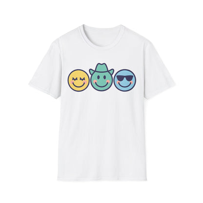 Happy Vibes Emoji T-Shirt