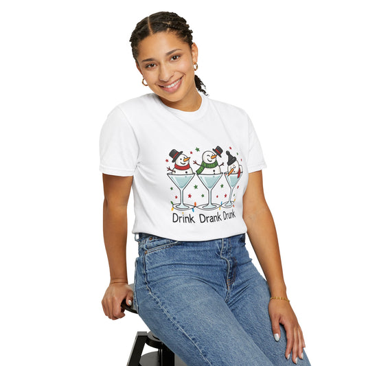 Drink Drank Drunk Holiday T-Shirt