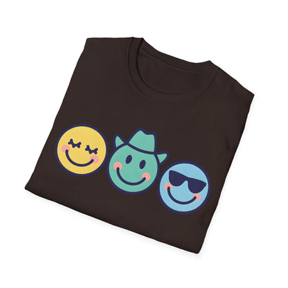 Happy Vibes Emoji T-Shirt