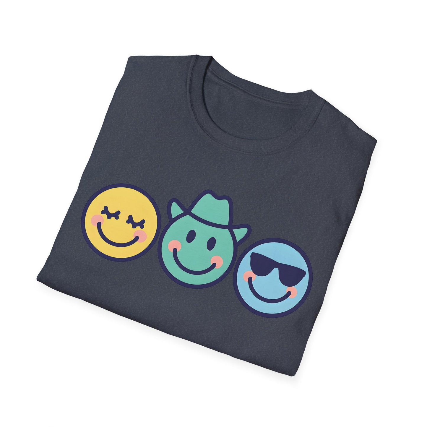 Happy Vibes Emoji T-Shirt