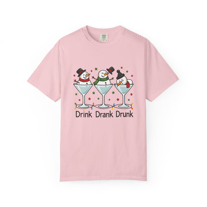 Drink Drank Drunk Holiday T-Shirt