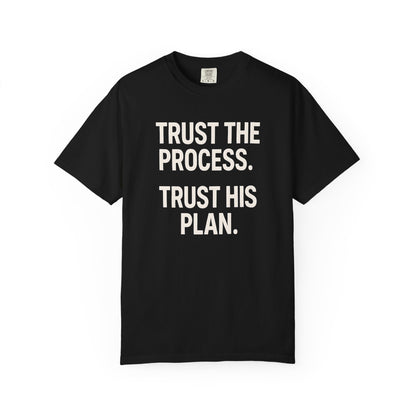 T-shirt unisexe inspirant - Faites confiance au processus, T-shirt motivant, tenue décontractée, idée cadeau, confort au quotidien