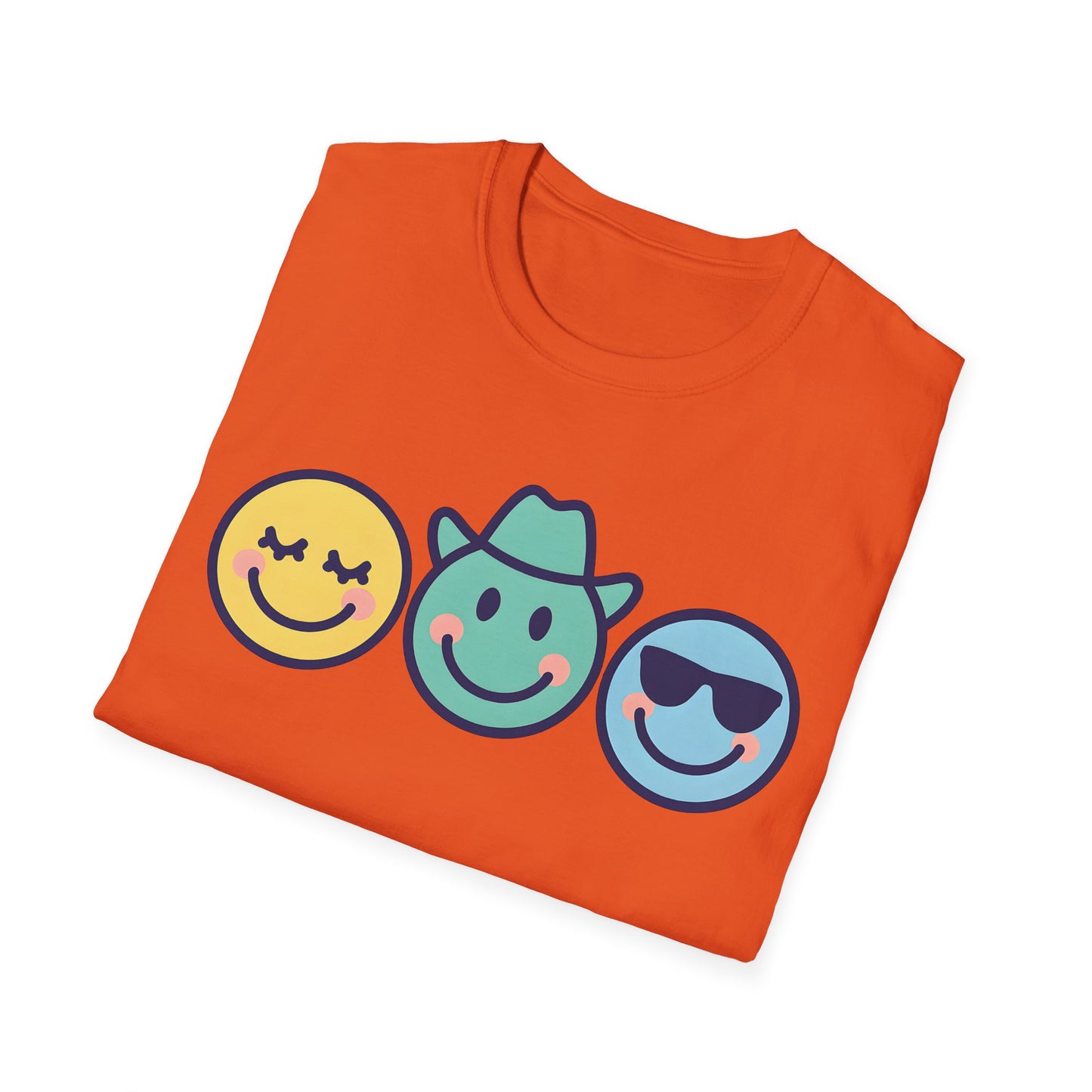 Happy Vibes Emoji T-Shirt