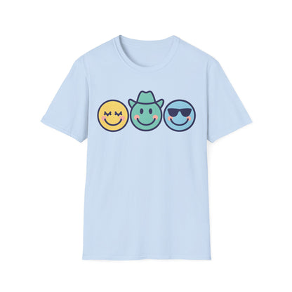Happy Vibes Emoji T-Shirt