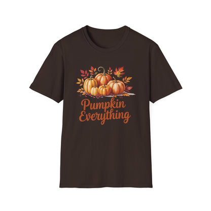 Autumn Pumpkin Everything T-Shirt | Cozy Graphic Tee for Fall
