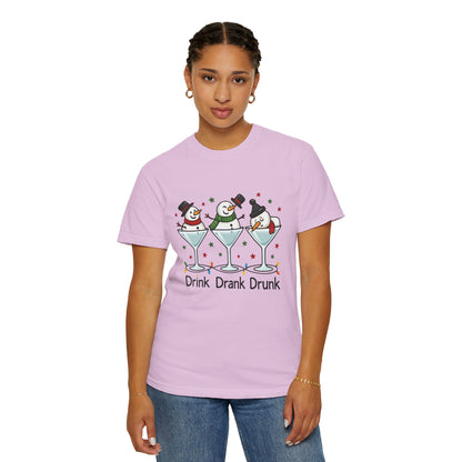 Drink Drank Drunk Holiday T-Shirt