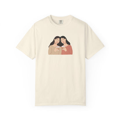 Sisterhood Graphic Tee, Cute Friendship Gift