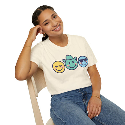 Happy Vibes Emoji T-Shirt