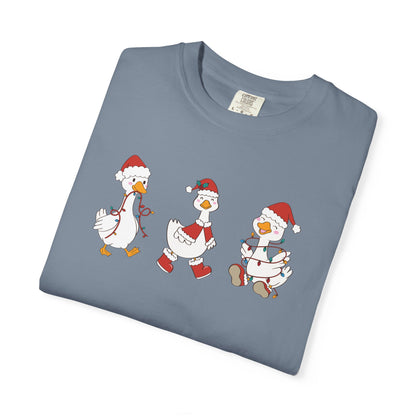 Christmas Ducks Unisex T-Shirt, Holiday Tee