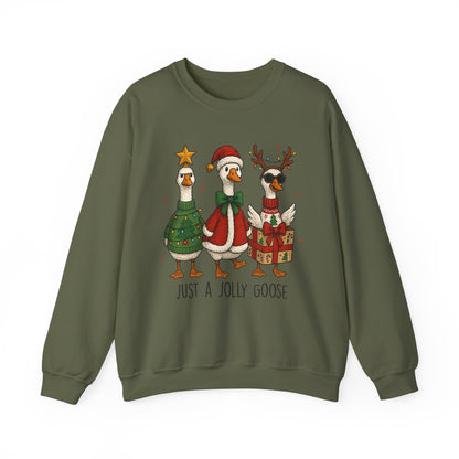 Christmas Goose Sweatshirt, Funny Holiday Sweatshirt