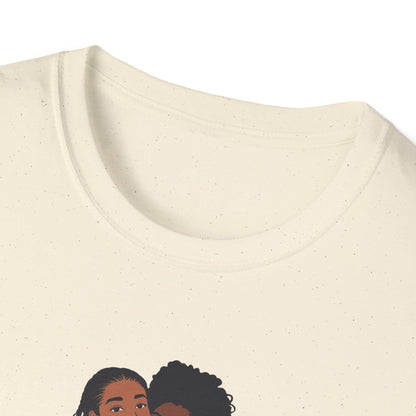 T-shirt unisexe « Embrace Love » en tissu doux, cadeau relationnel, t-shirts d'amitié, t-shirts noirs de sororité, vêtements pour couples, mode inclusive