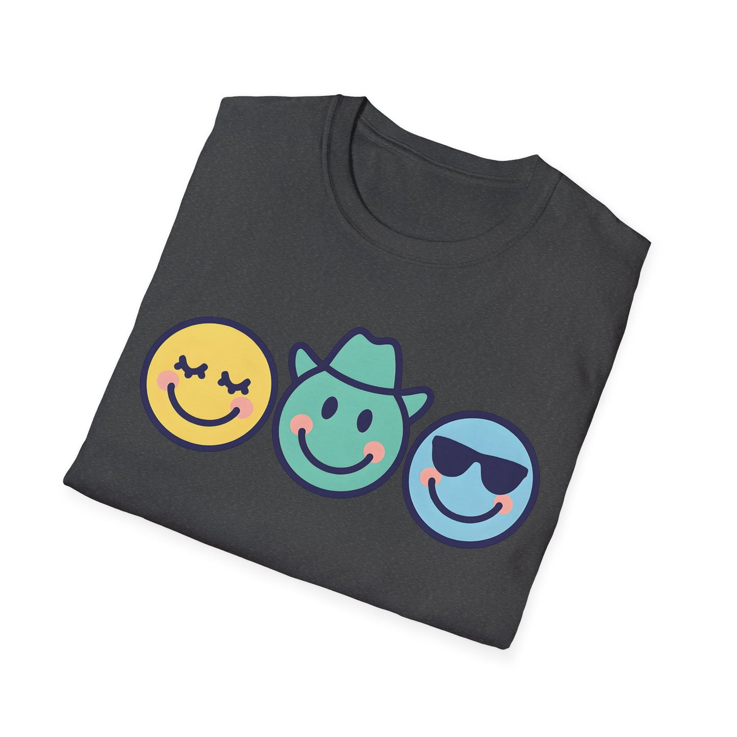 Happy Vibes Emoji T-Shirt