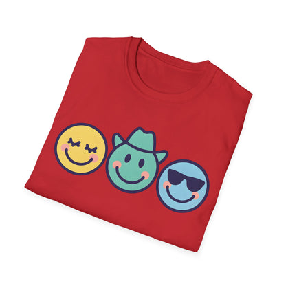 Happy Vibes Emoji T-Shirt