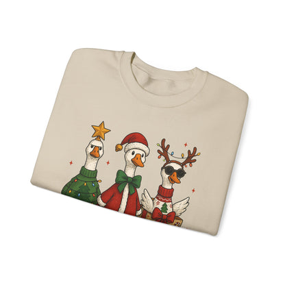 Christmas Goose Sweatshirt, Funny Holiday Sweatshirt