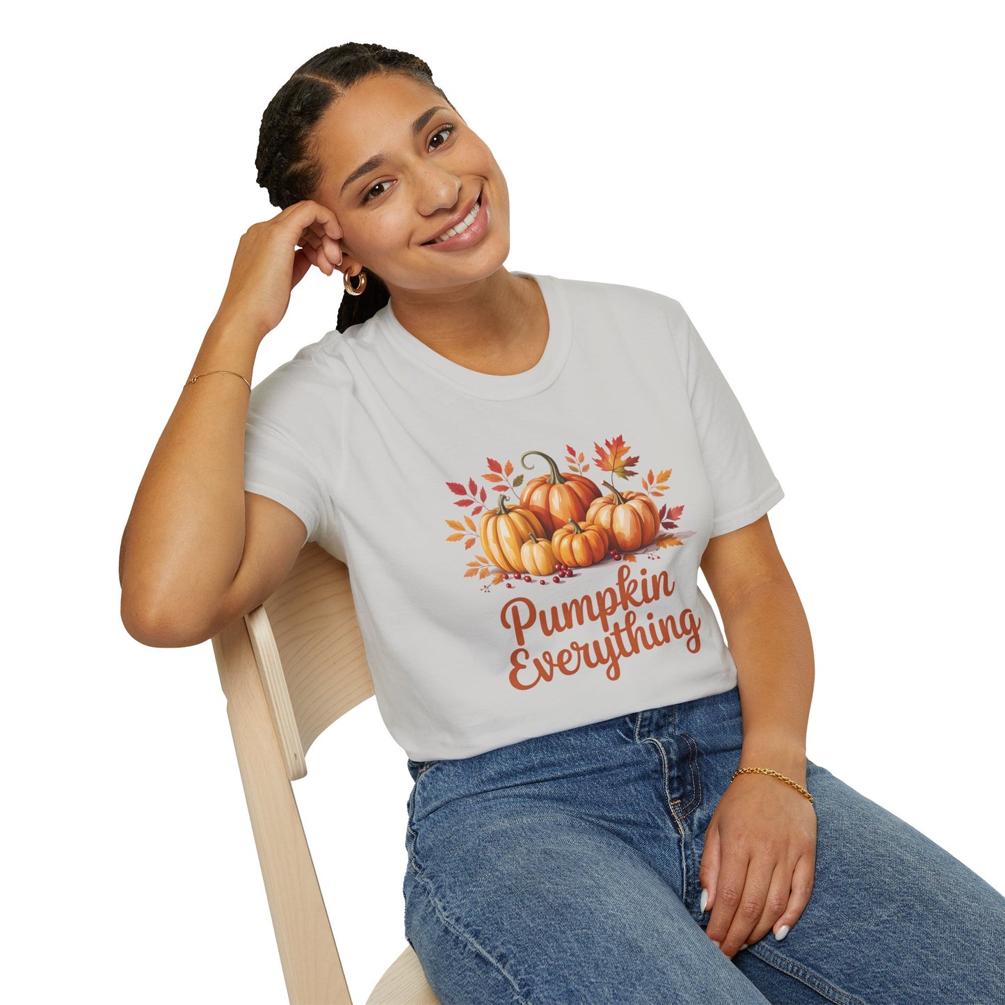 Autumn Pumpkin Everything T-Shirt | Cozy Graphic Tee for Fall