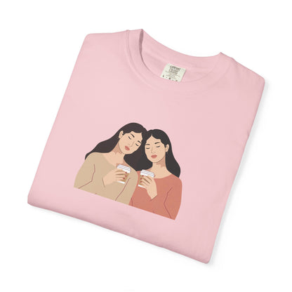 Sisterhood Graphic Tee, Cute Friendship Gift