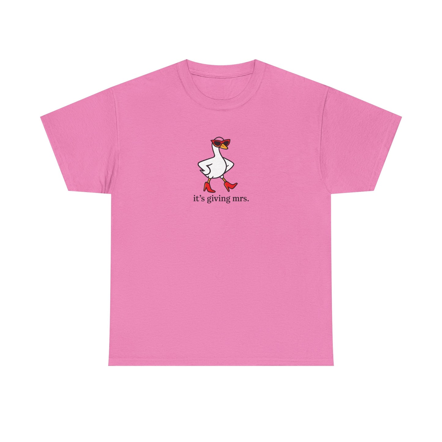 "It's Giving Mrs." Cotton T-Shirt