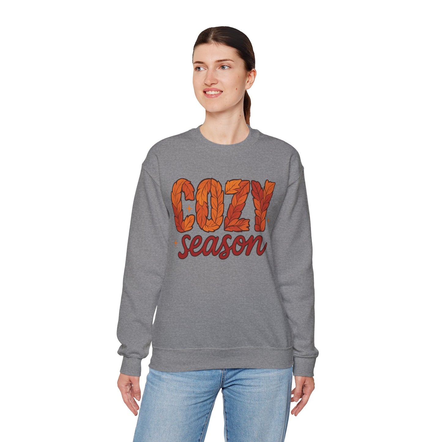 Cozy Fall Season Sweatshirt - Autumn Crewneck