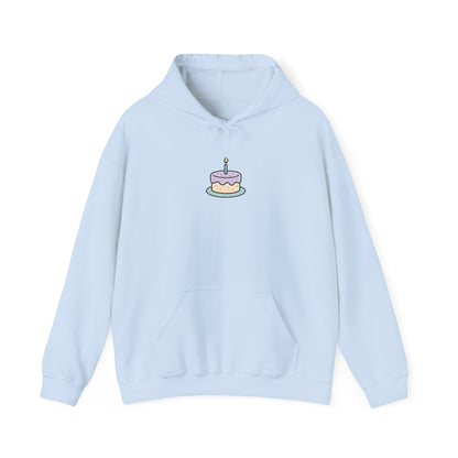 Birthday Cake Hoodie, Cute Gift for Cake Lovers