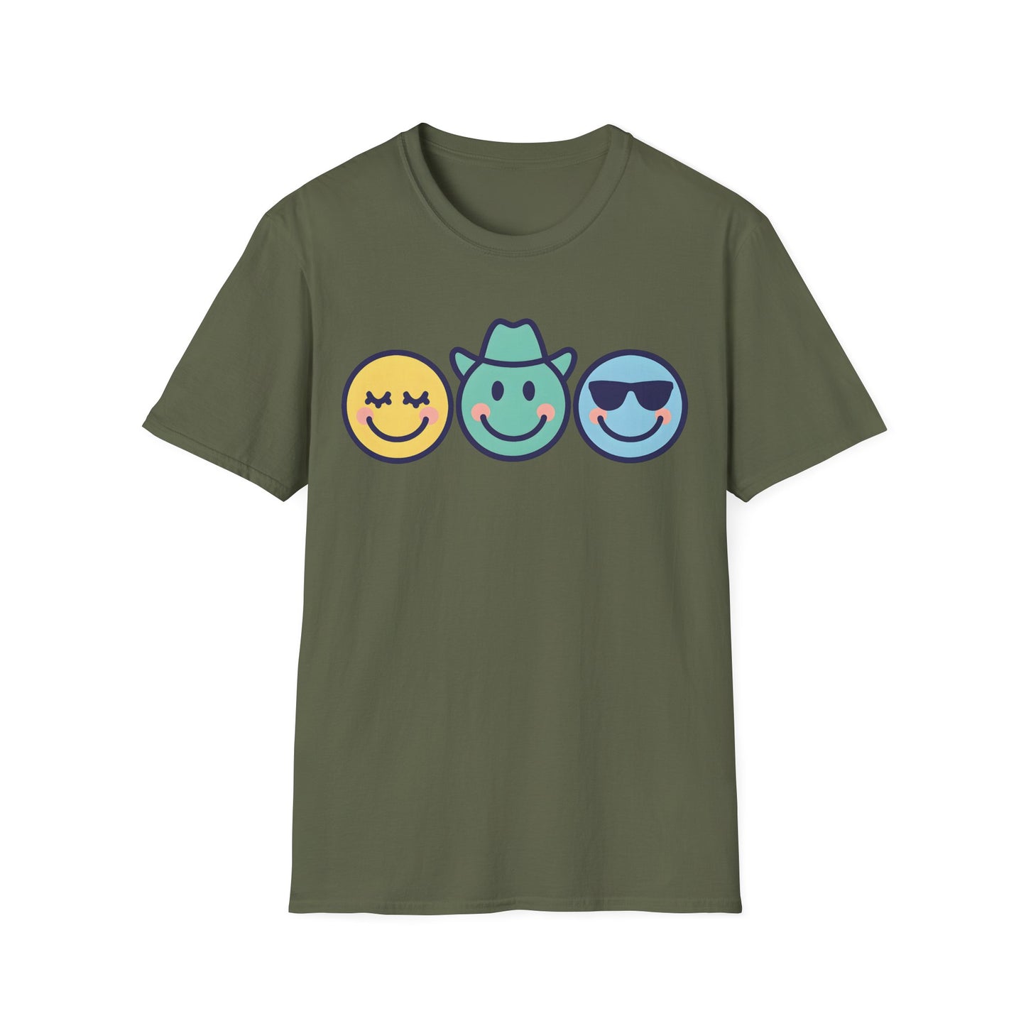 Happy Vibes Emoji T-Shirt