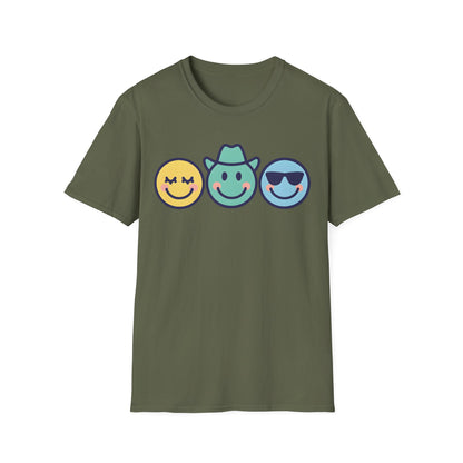 Happy Vibes Emoji T-Shirt