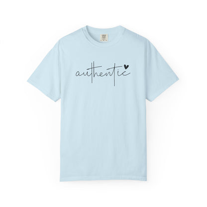 Authentic Love Unisex T-shirt - Soft Garment-Dyed Tee for Everyday Comfort