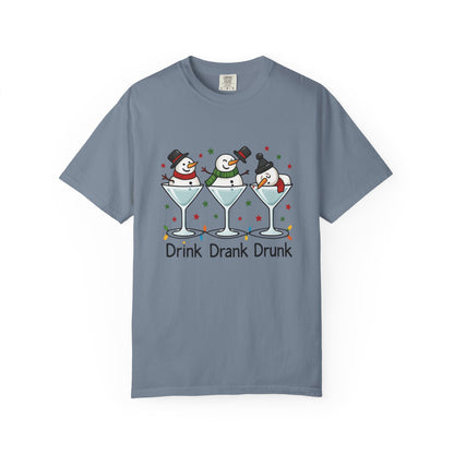 Drink Drank Drunk Holiday T-Shirt