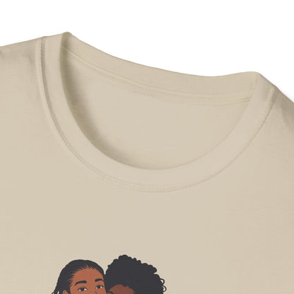 T-shirt unisexe « Embrace Love » en tissu doux, cadeau relationnel, t-shirts d'amitié, t-shirts noirs de sororité, vêtements pour couples, mode inclusive