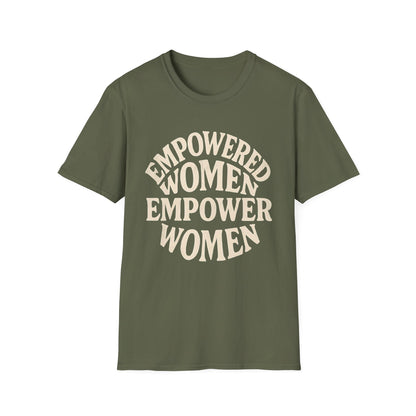 T-shirt unisexe « Femmes autonomes » | Cadeau féministe, T-shirt d'autonomisation, Vêtements pour les droits des femmes, T-shirt de motivation, Tenue décontractée