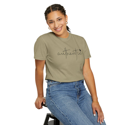 Authentic Love Unisex T-shirt - Soft Garment-Dyed Tee for Everyday Comfort