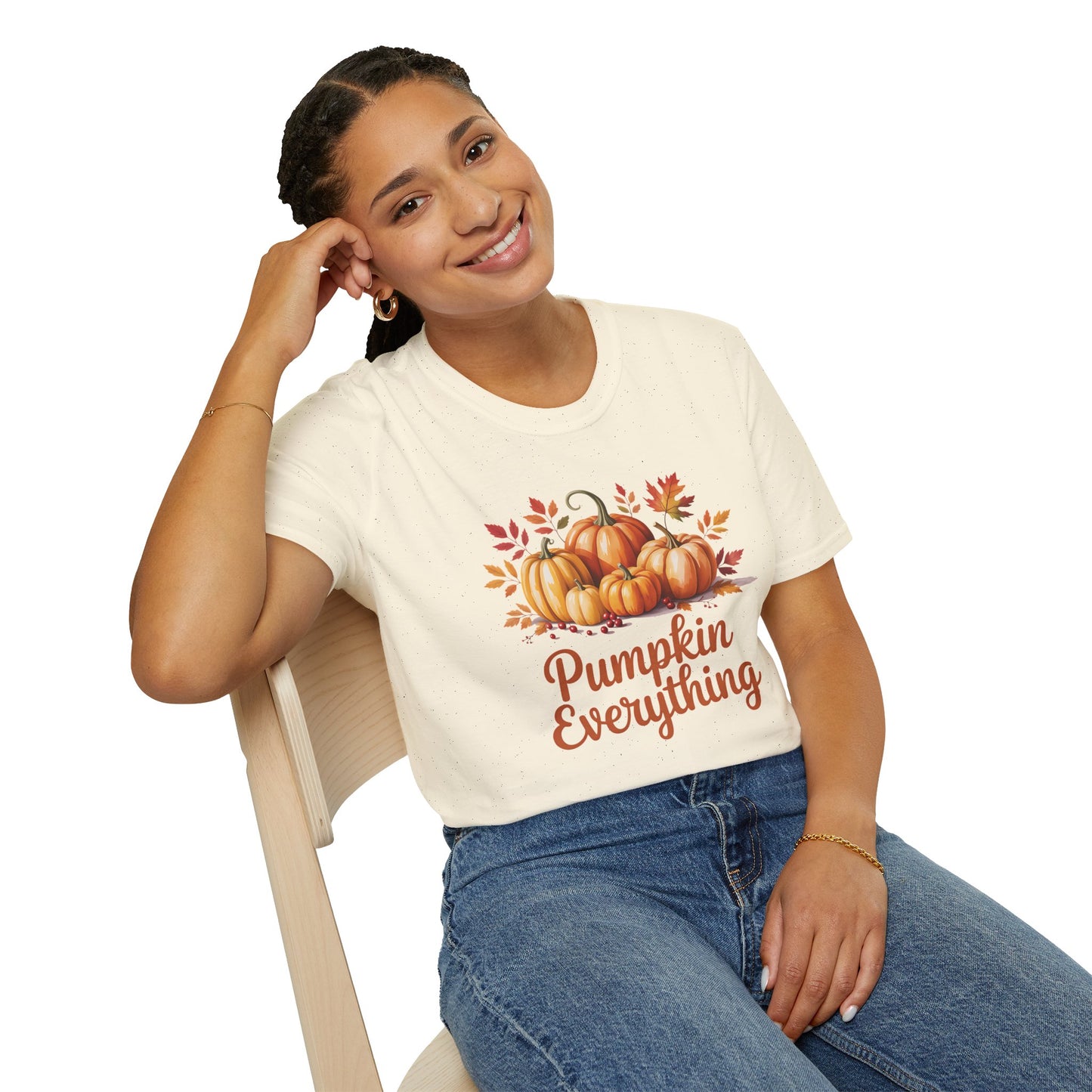 Autumn Pumpkin Everything T-Shirt | Cozy Graphic Tee for Fall
