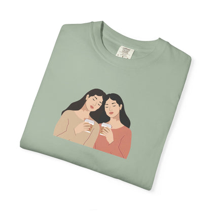 Sisterhood Graphic Tee, Cute Friendship Gift