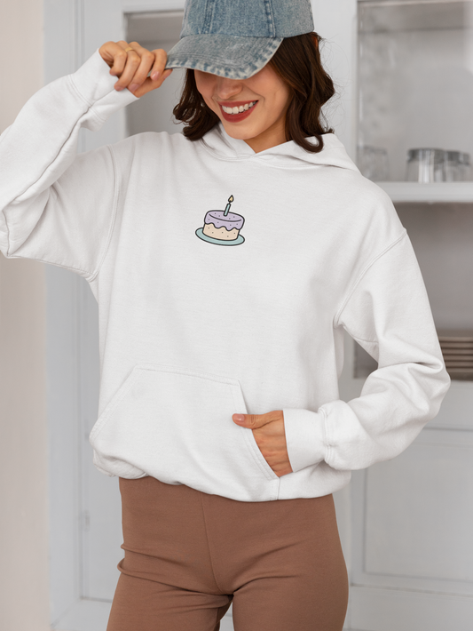 Birthday Cake Hoodie, Cute Gift for Cake Lovers